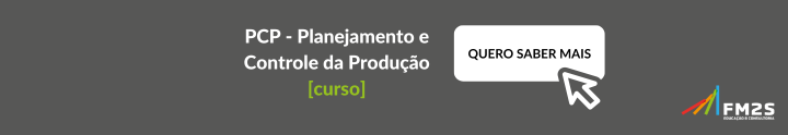curso pcp - planejamento e controle da produção da FM2S