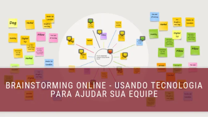 Brainstorming online - usando tecnologia para ajudar sua equipe