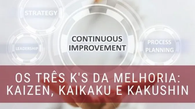 Kaizen, Kaikaku, Kakushin e a melhoria contínua